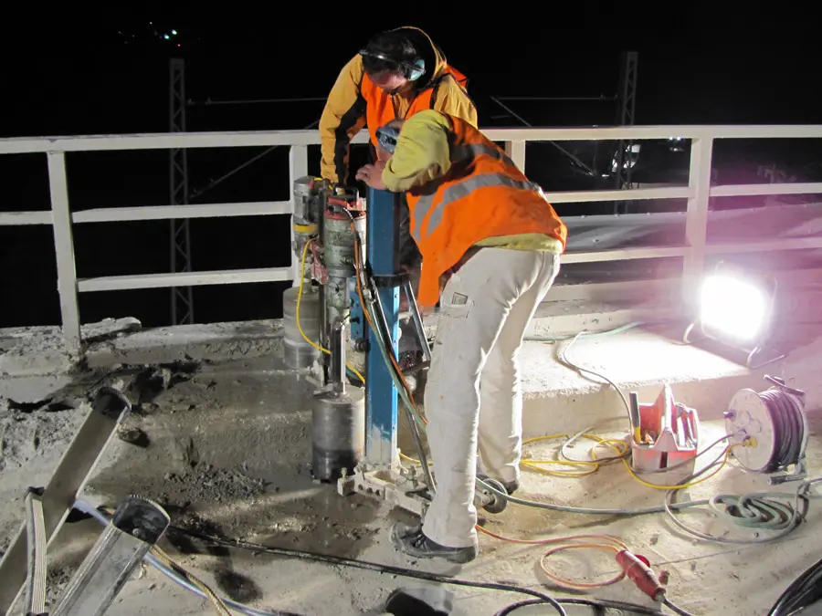 Leistung Kernbohrung