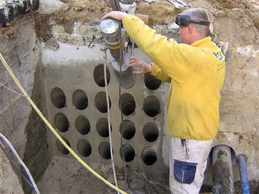 Leistung Kernbohrung