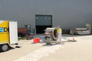 Betoneirohr schneiden