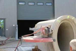 Betoneirohr schneiden