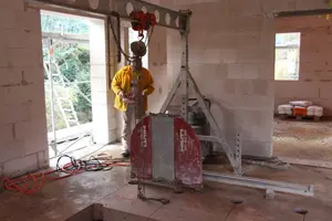 Projekthaus Deckenffnung